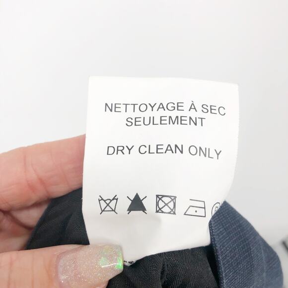 SOUL OF LONDON Mens Dress Pants 42R Navy Blue Glen Plaid Flat Front NWT - Picture 10 of 10